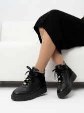 Ботинки Donna Soft 3574 cam/nappa/nero