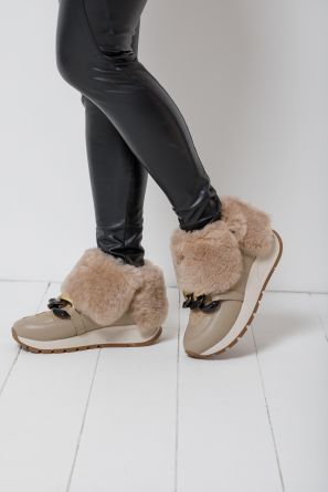 Кроссовки Agnello 22k040 nappa/beige фото 3