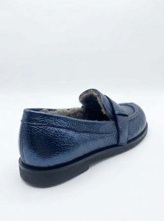 Лоферы Emile 2470/69 nappa/blu фото 3