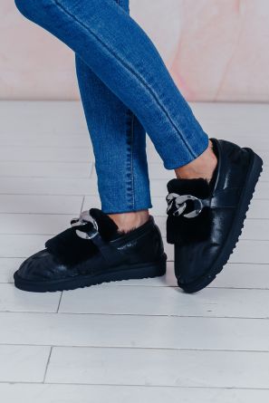 Слипоны Agnello 21u17 nappa/nero фото 1