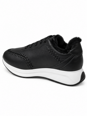 Кроссовки Marino Fabiani 4245 nappa/nero фото 4