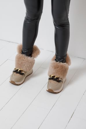 Кроссовки Agnello 22k040 nappa/beige фото 10