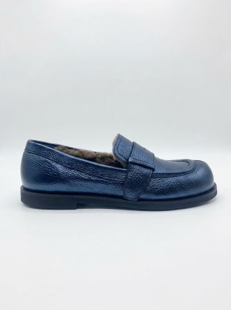 Лоферы Emile 2470/69 nappa/blu фото 4