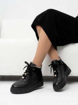 Ботинки Donna Soft 3574 cam/nappa/nero фото 1