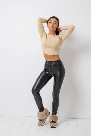 Кроссовки Agnello 22k040 nappa/beige фото 7