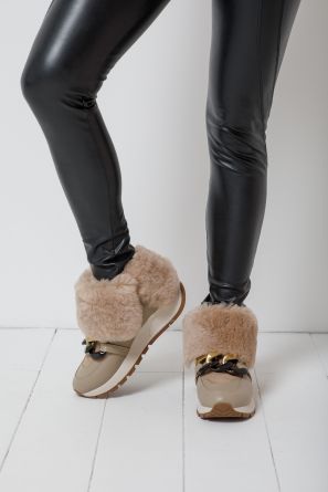 Кроссовки Agnello 22k040 nappa/beige фото 2
